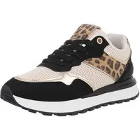 Ital-Design Damen Low-Top Freizeit Sneaker (88930599) Flach Sneakers Low in Schwarz