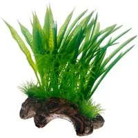 HOBBY Aquariendeko Flora Root 1 S, 17 cm - Kunststoffpflanze für Aquarien