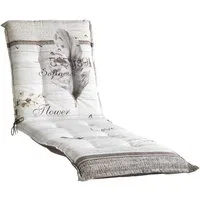 GO-DE Liegenauflage BEACHHOUSE, B 60 x L 190 cm, Beige, Auflage, Gartenauflage für Gartenliege