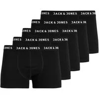 Jack & Jones Boxershorts JACK & JONES Jungen Boxer Shorts Boxershorts 5er Pack Gr. 176 schwarz
