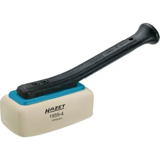 HAZET Klebschlag-Hammer 70 x 140 mm Weiß - 1959-4