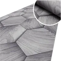 ANRO Küchenläufer Flurteppich TAREK Läufer Küche Textil, Eckig, Höhe: 3 mm, Genarbt PVC