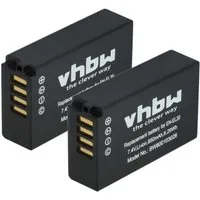 vhbw Akku passend für Nikon Coolpix P1000, P1100, A, P950 Kamera / Foto / Kamera-Akku Akku Li-Ion 850 mAh (7,4 V, 2 St), Leistungsfähige Austausch-Akkus für Digitalkamera, Spiegelreflexkamera