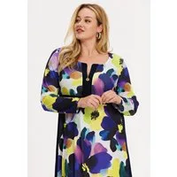 YOEK A-Linien-Kleid Damen Kleid Flare Fit Bio-Baumwolle