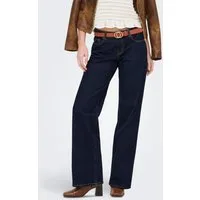 ONLY High-waist-Jeans ONLJUICY LW WIDE LEG DNM RINSE MAE NOOS Baumwollmischung, high waist, wide fit