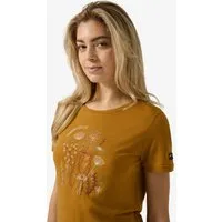 SUPER.NATURAL Print-Shirt für Damen, Merino ROCK FLOWERS TEE Blumen Motiv, atmungsaktiv