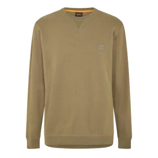 Boss - "Westart" Sweatshirt für Herren, Rundhalsausschnitt, Premium-Baumwolle (Grün)