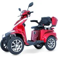 ECO ENGEL Elektromobil Elektromobil ECO ENGEL 532 Rot 1000 Watt Motor 4 Rad 25 km/h Topcase, 1000,00 W, 25,00 km/h, inkl.Topcase