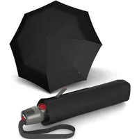 Knirps® Taschenregenschirm leichter, stabiler Schirm mit Auf-Zu-Automatik, besonders haltbar durch Fiberglas in den Speichen