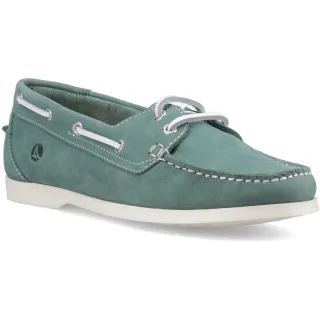 Sperry Balboa 2-Augen Boot Nubuk Damen Grün Bootsschuhe