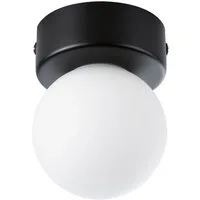 Paulmann Deckenleuchte Selection Bathroom Gove IP44 max. 1x20W Satin, Glas/Metall, ohne Leuchtmittel, G9