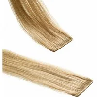 hair2heart Echthaar-Extension Invisible Tape Extensions - Premium #9/31 Lichtblond Gold-Asch 40cm