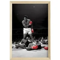 JUSTGOODMOOD Poster Premium ® Muhammad Ali · Boxer · ohne Rahmen