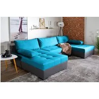 COLLECTION AB Wohnlandschaft Josy U-Form, B: 307 cm, Bettfunktion & Bettkasten, Federkern
