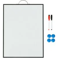 relaxdays Memoboard Whiteboard zum Aufhängen