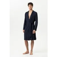 Mey Schlafanzug Mey Morgenmantel Serie Iconic Nightshift Uni (2 tlg) Premium Morgenmantel aus softem Modal-Mix