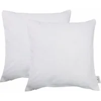 TOM TAILOR HOME Dekokissen Dove, unifarben, Kissenhüllen ohne Füllung, 2er Pack