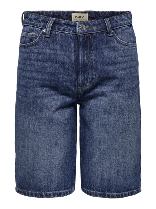 ONLY - ONLSONNY HW WIDE DNM SHORTS NOOS dark blue denim - Gr. - M