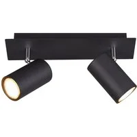 TRIO Leuchten LED Deckenstrahler, Dimmfunktion, LED wechselbar, Warmweiß, Decken-lampe innen Treppenhaus, Balkenlampe Lichtspots, Breite 30cm