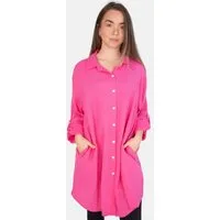 Seasons of April Hemdbluse Oversized Musselinbluse Jessy (1-tlg) Musselin Hemdbluse mit Knopfverschluss 100% Baumwolle