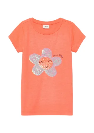 s.Oliver - T-Shirt orange - Gr. - 122