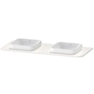 Duravit Happy D.2 Plus Konsole Weiß Hochglanz 1300x550x16 mm - HP032KB2222 HP032KB2222