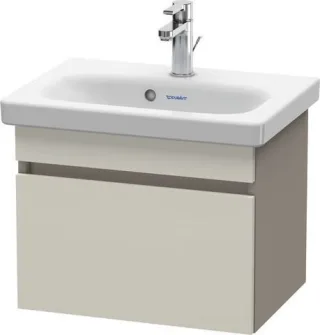 Duravit DuraStyle Waschtischunterbau wandhängend Taupe & Basalt Matt 500x368x398 mm - DS630309143 DS630309143