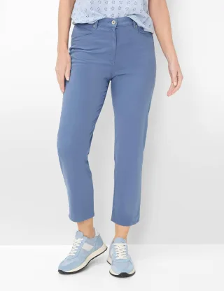 Raphaela by Brax Damen Five-Pocket-Hose Style CAREN 6/8 CORNFLOWER, Blau, Gr. 50K