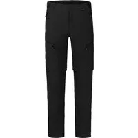 Bergson Outdoorhose LEBIKO Zipp-Off Herren Wanderhose, robust, elastisch, Normalgrößen, schwarz