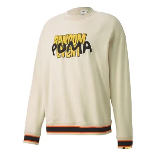 Puma x Randomevent Langarm Crew Crew Cream Herren Pullover 596663 50