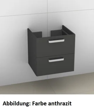 Artiqua 414 Waschtischunterschrank für Subway 613661,Eiche Weiß quer NB, 414-WU2L-V44-7185-440 414-WU2L-V44-7185-440