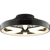Hanseatic LED Deckenleuchte DLV2205, CCT - über Fernbedienung, Dimmfunktion, Ventilatorfunktion, LED fest integriert, RGB, warmweiß - kaltweiß, LED Ventilator, Ø 48 cm, 6400 lm, dimmbar, Fernbedienung