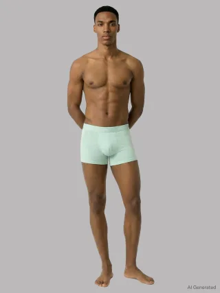 RELAXED FIT TRUNK 3PK Shoreline W/misty grey w - Gr. - M