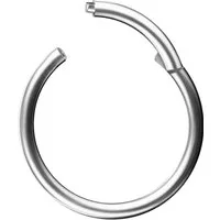 Taffstyle Nasenpiercing Clicker Ohr Universal Piercing Titan G23 oder Chirurgenstahl (Vielseitiger Segmentring aus Titan oder Chirurgenstahl in vielen Farben und Größen), Scharnier Klicker für Septum Ohr Nase Lippe