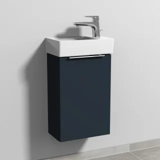 Sanipa 3way Waschtischunterbau zu Villeroy & Boch Avento Waschtisch mit 1 Tür, Marine-Matt UP6271R