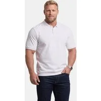 Men Plus Poloshirt Poloshirt Bauchfit Basic Piqué Halbarm