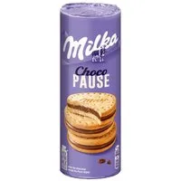MILKA Schokolade, Milka Choco Pause Schokokekse Doppelkeks mit Cremefüllung 260g