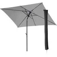 SVITA Sonnenschirm, Set, Set Sonnenschirm mit Schutzhülle, Set, mit Schutzhülle, Balkonschirm, Sonnenschutz, 3x2 m