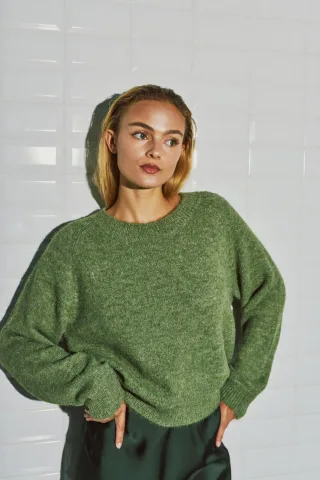 Withblack - Pullover Weiblich Grün - Gr. - S