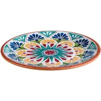 APS Teller Arabesque, Terrakotta-Optik, spülmaschinengeeignet, Ø 26,5 cm