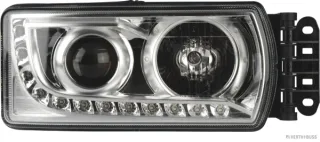 HERTH&BUSS Hauptscheinwerfer, rechts, H7/H7 gelb - 81658120