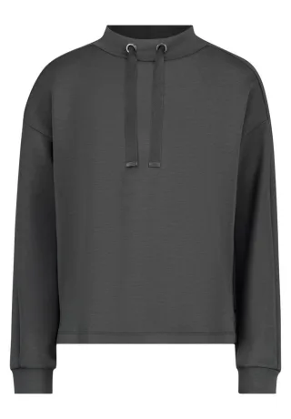 Betty & Co - Boxy-Sweatshirt grau - Gr. - 36