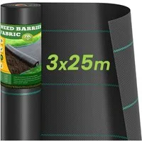 Dripex Unkrautvlies Unkrautvlies Gartenvlies 90g/m² Unkrautfolie Wasserdurchlässig