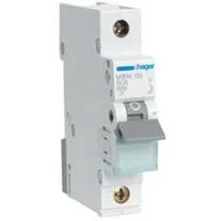 Hager Schalter Hager Leitungsschutzschalter 1pol. B-6A, 6kA MBN106