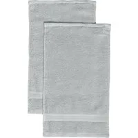 REDBEST Gästehandtuch Gästetuch "Chicago" 2er-Pack, Frottier, Walk-Frottier Uni