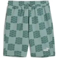 PUMA Trainingsshorts UNITED AOP SHORTS 10" TR sportlicher Stil, mit Eingrifftaschen, Regular Fit