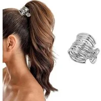 Zaewry Haarspange Haarklammer Metall, Hohe Pferdeschwanz Clips Haarspangen Damen