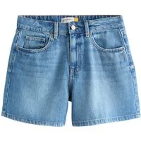 Next Jeansshorts Jeansshorts mit hohem Bund in A-Linien-Form (1-tlg)
