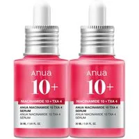 Anua Gesichtsserum Anua 10% Niacinamide TXA Hyaluronsäure Ceramide Gesichtspflege, 2-tlg., Hautpflege, Gesichtsserum, Anti-Falten, Anti-Aging