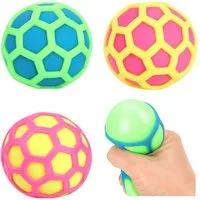 com-four Anti-Stress-Ball Squeeze Spielzeug (4-St), Knautschball zum Entspannen [Auswahl variiert]
